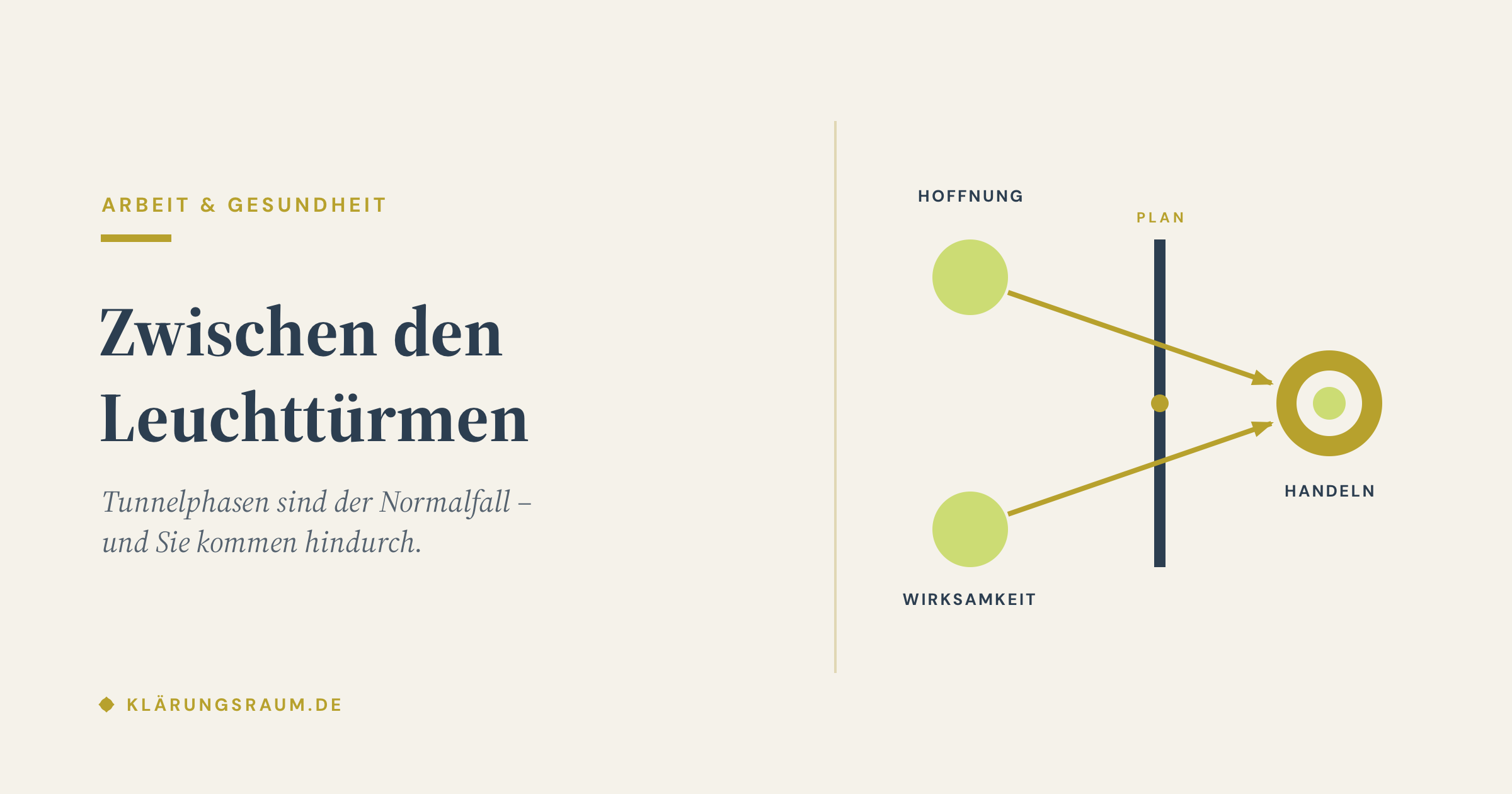 Karriere besteht nicht nur aus Leuchttürmen